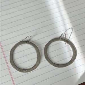 Silver Hoop Earrings